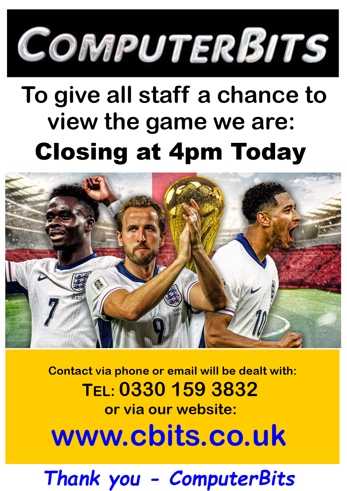 England v Dr Congo